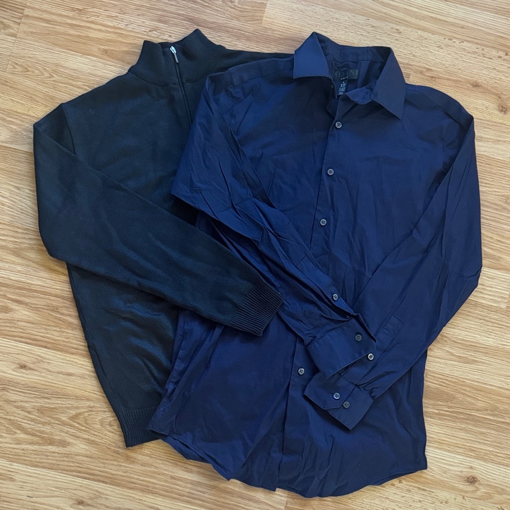 Men’s Small - Navy Shirt Bundle ✨